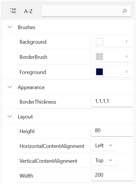 PropertyGrid