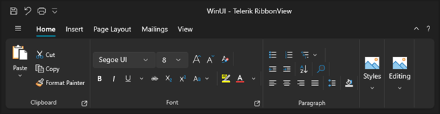 RibbonView-Dark