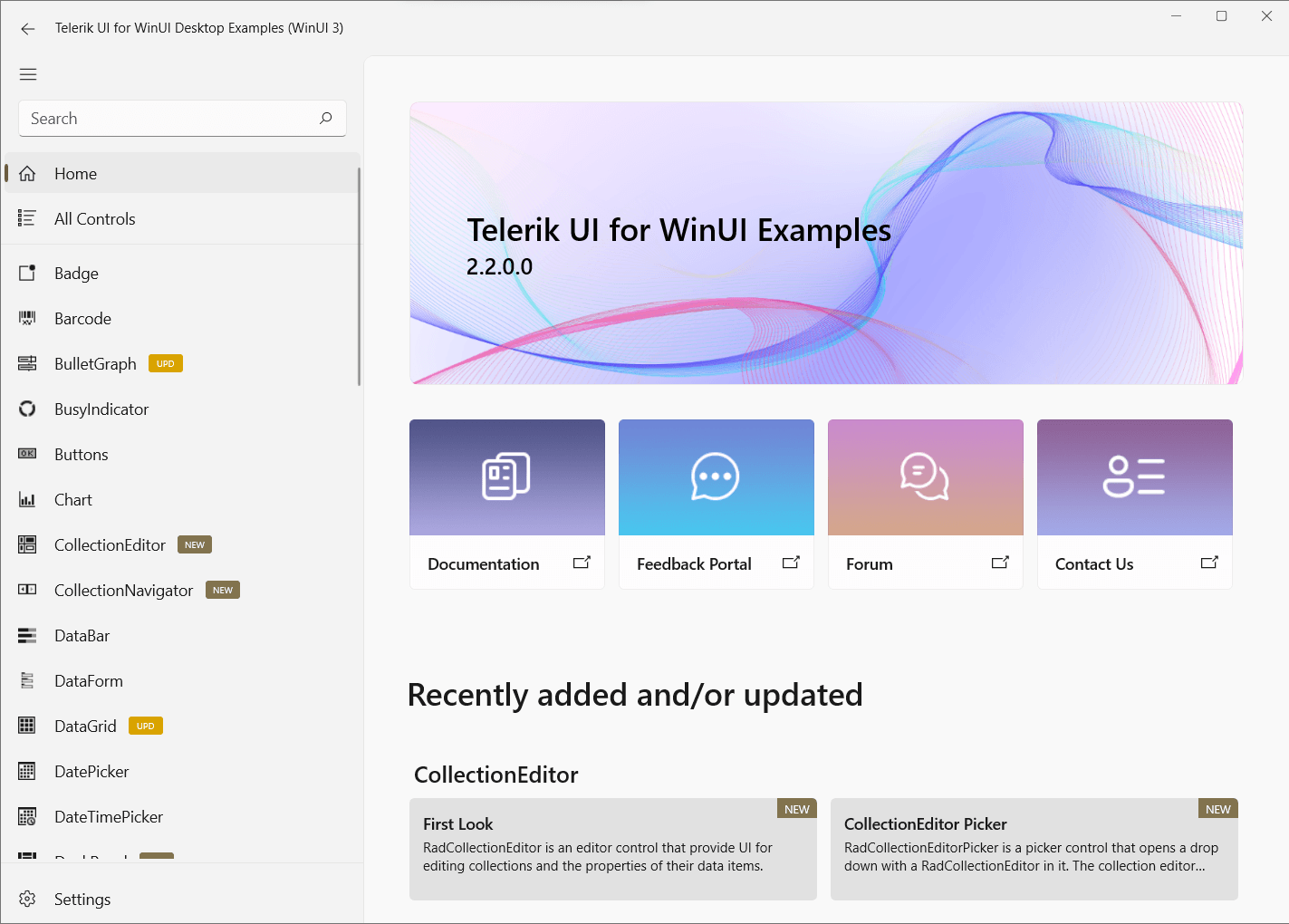 WinUI-Examples