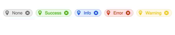 Kendo UI for Angular Chip - Types