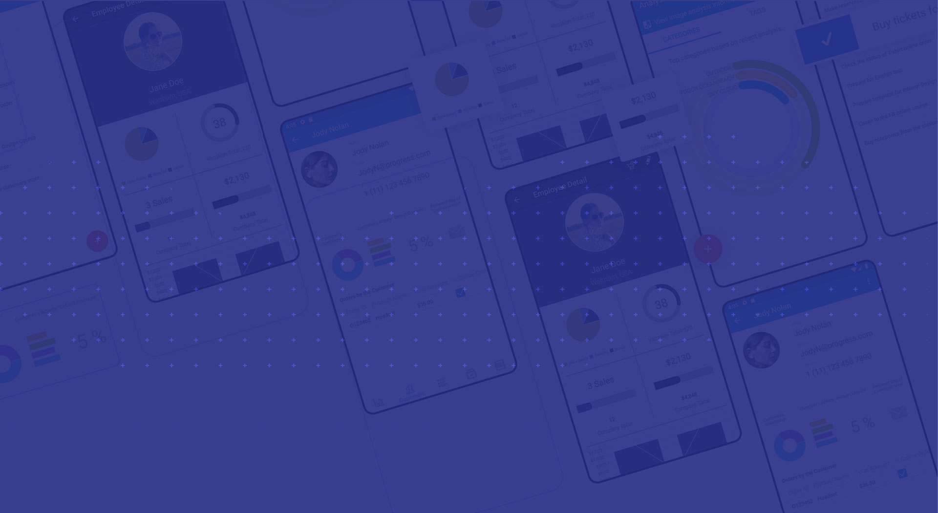 Telerik UI for Xamarin background mobile